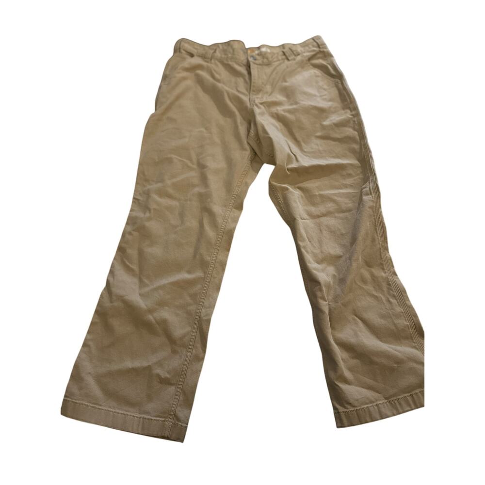 Carhartt Men's Relaxed Fit Khaki Utility Work Pant, Size 38x30